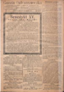 Gazeta Ostrzeszowska: z bezpłatnym dodatkiem "Orędownik Ostrzeszowski" 1922.01.25 R.36 Nr6