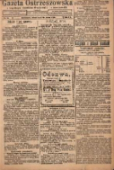 Gazeta Ostrzeszowska: z bezpłatnym dodatkiem "Orędownik Ostrzeszowski" 1922.02.15 R.36 Nr12