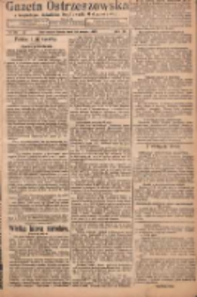 Gazeta Ostrzeszowska: z bezpłatnym dodatkiem "Orędownik Ostrzeszowski" 1922.03.15 R.36 Nr20