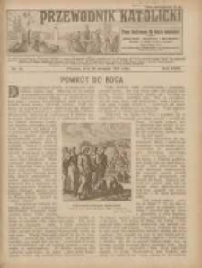 Przewodnik Katolicki: pismo ilustrowane dla Rodzin katolickich z dodatkami "Opiekun Dziatek", "Gospodarstwo", "Moja bibljoteka" 1925.08.30 R.31 Nr35