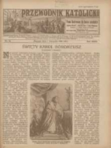 Przewodnik Katolicki: pismo ilustrowane dla Rodzin katolickich z dodatkami "Opiekun Dziatek", "Gospodarstwo", "Moja bibljoteka" 1925.11.01 R.31 Nr44