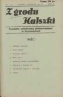 Z Grodu Halszki: pisemko młodzieży gimnazjalnej w Szamotułach 1933 marzec/kwiecień R.4 Nr2