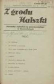 Z Grodu Halszki: pisemko młodzieży gimnazjalnej w Szamotułach 1933 wrzesień/pażdziernik R.5 Nr4