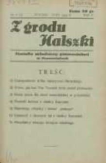 Z Grodu Halszki: pisemko młodzieży gimnazjalnej w Szamotułach 1934 styczeń/luty R.5 Nr6