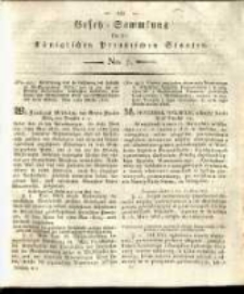 Gesetz-Sammlung f&uuml;r die K&ouml;niglichen Preussischen Staaten. 1818 No7