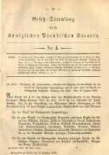 Gesetz-Sammlung für die Königlichen Preussischen Staaten. 1883.02.15 No4