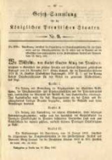 Gesetz-Sammlung für die Königlichen Preussischen Staaten. 1885.03.30 No9