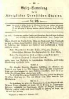 Gesetz-Sammlung f&uuml;r die K&ouml;niglichen Preussischen Staaten. 1889.09.03 No23