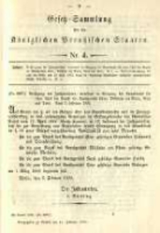 Gesetz-Sammlung für die Königlichen Preussischen Staaten. 1890.02.14 No4