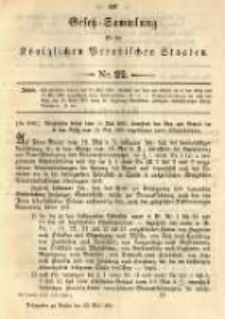 Gesetz-Sammlung für die Königlichen Preussischen Staaten. 1890.05.29 No22