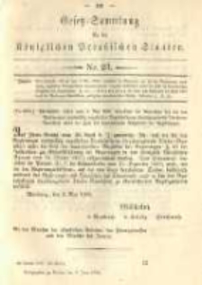 Gesetz-Sammlung für die Königlichen Preussischen Staaten. 1890.06.09 No23