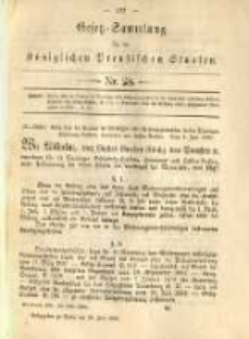 Gesetz-Sammlung für die Königlichen Preussischen Staaten. 1890.06.25 No28