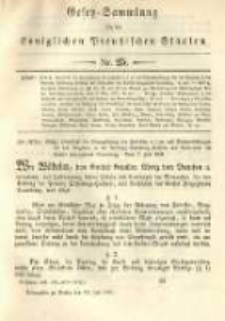 Gesetz-Sammlung für die Königlichen Preussischen Staaten. 1891.07.31 No25