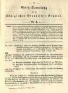 Gesetz-Sammlung f&uuml;r die K&ouml;niglichen Preussischen Staaten. 1892.03.03 No4