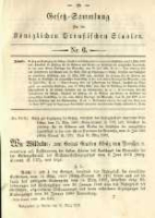 Gesetz-Sammlung für die Königlichen Preussischen Staaten. 1892.03.31 No6