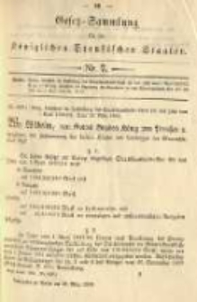 Gesetz-Sammlung f&uuml;r die K&ouml;niglichen Preussischen Staaten. 1893.03.28 No7