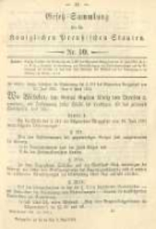 Gesetz-Sammlung für die Königlichen Preussischen Staaten. 1894.05.02 No10