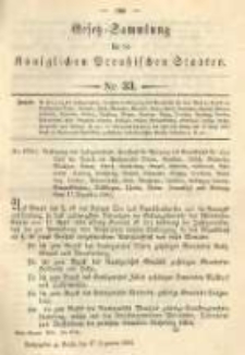 Gesetz-Sammlung f&uuml;r die K&ouml;niglichen Preussischen Staaten. 1894.12.27 No33