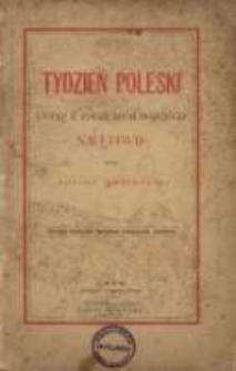 Tydzień poleski. Ustęp z życia myśliwskiego na Litwie