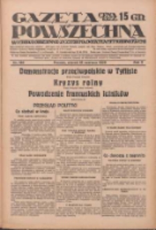 Gazeta Powszechna: wychodzi codziennie z czterema dodatkami tygodniowemi 1929.06.18 R.10 Nr138