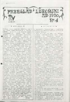 Przegląd Luboński 1990 Nr4