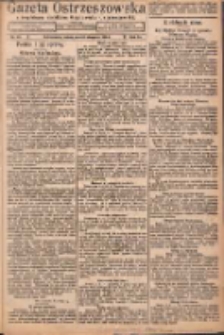 Gazeta Ostrzeszowska: z bezpłatnym dodatkiem "Orędownik Ostrzeszowski" 1922.08.05 R.36 Nr61