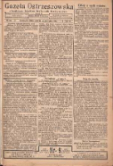 Gazeta Ostrzeszowska: z bezpłatnym dodatkiem "Orędownik Ostrzeszowski" 1922.10.28 R.36 Nr85