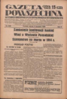 Gazeta Powszechna: wychodzi codziennie z czterema dodatkami tygodniowemi 1929.09.03 R.10 Nr202