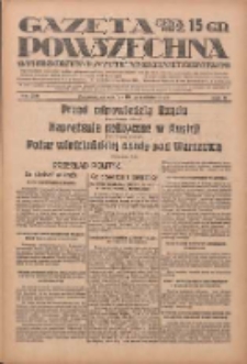 Gazeta Powszechna: wychodzi codziennie z czterema dodatkami tygodniowemi 1929.09.19 R.10 Nr216