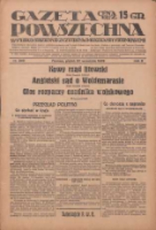 Gazeta Powszechna: wychodzi codziennie z czterema dodatkami tygodniowemi 1929.09.27 R.10 Nr223