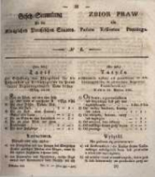 Gesetz-Sammlung f&uuml;r die K&ouml;niglichen Preussischen Staaten. 1826 No4