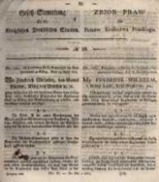 Gesetz-Sammlung f&uuml;r die K&ouml;niglichen Preussischen Staaten. 1830 No10