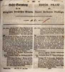 Gesetz-Sammlung f&uuml;r die K&ouml;niglichen Preussischen Staaten. 1830 No17