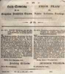 Gesetz-Sammlung f&uuml;r die K&ouml;niglichen Preussischen Staaten. 1830 No18