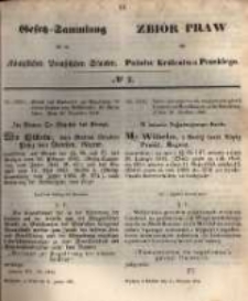 Gesetz-Sammlung f&uuml;r die K&ouml;niglichen Preussischen Staaten. 1861.01.11 No2