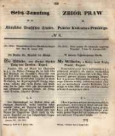 Gesetz-Sammlung f&uuml;r die K&ouml;niglichen Preussischen Staaten. 1861.02.09 No6