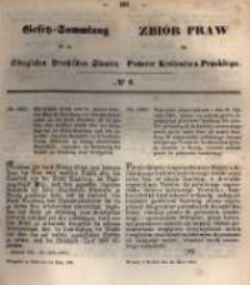 Gesetz-Sammlung f&uuml;r die K&ouml;niglichen Preussischen Staaten. 1861.03.14 No9