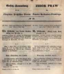 Gesetz-Sammlung f&uuml;r die K&ouml;niglichen Preussischen Staaten. 1861.03.18 No10