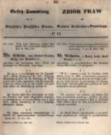Gesetz-Sammlung f&uuml;r die K&ouml;niglichen Preussischen Staaten. 1861.04.08 No12
