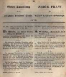 Gesetz-Sammlung f&uuml;r die K&ouml;niglichen Preussischen Staaten. 1861.07.11 No25