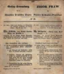 Gesetz-Sammlung f&uuml;r die K&ouml;niglichen Preussischen Staaten. 1861.07.29 No28