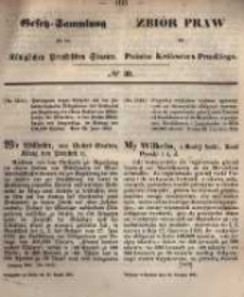 Gesetz-Sammlung f&uuml;r die K&ouml;niglichen Preussischen Staaten. 1861.08.16 No30