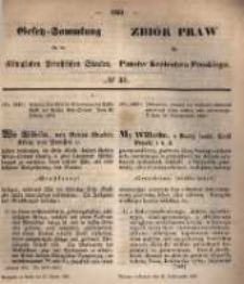 Gesetz-Sammlung f&uuml;r die K&ouml;niglichen Preussischen Staaten. 1861.10.21 No36