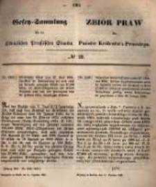 Gesetz-Sammlung f&uuml;r die K&ouml;niglichen Preussischen Staaten. 1861.12.11 No39