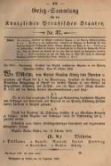 Gesetz-Sammlung für die Königlichen Preussischen Staaten. 1882.12.14 No37