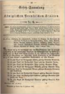 Gesetz-Sammlung für die Königlichen Preussischen Staaten. 1895.02.22 No6