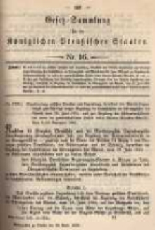 Gesetz-Sammlung für die Königlichen Preussischen Staaten. 1895.04.26 No16