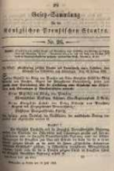 Gesetz-Sammlung für die Königlichen Preussischen Staaten. 1895.07.19 No26