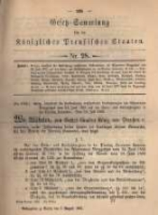 Gesetz-Sammlung für die Königlichen Preussischen Staaten. 1895.08.05 No28