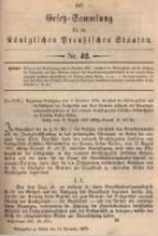 Gesetz-Sammlung für die Königlichen Preussischen Staaten. 1895.11.14 No42